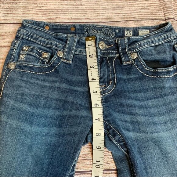 Miss Me Signature Boot Cut Jeans Size 25 - Picture 9 of 11